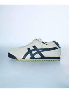 �y�����V���b�v�zMEXICO 66 KIDS Onitsuka Tiger �I�j�c�J�^�C�K�[ �V���[�Y�E�C �X�j�[�J�[ �I�����W �z���C�g �C�G���[ �x�[�W���y���������z[Rakuten Fashion]
