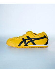 MEXICO 66 KIDS Onitsuka Tiger �I�j�c�J�^�C�K�[ �V���[�Y�E�C �X�j�[�J�[ �C�G���[ �u���b�N �V���o�[ �z���C�g �x�[�W���y���������z[Rakuten Fashion]