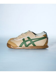 MEXICO 66 KIDS Onitsuka Tiger �I�j�c�J�^�C�K�[ �V���[�Y�E�C �X�j�[�J�[ �z���C�g �x�[�W�� �u���b�N �V���o�[ �C�G���[�y���������z[Rakuten Fashion]
