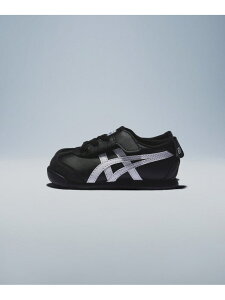 MEXICO 66 KIDS Onitsuka Tiger �I�j�c�J�^�C�K�[ �V���[�Y�E�C �X�j�[�J�[ �z���C�g �x�[�W�� �u���b�N �V���o�[ �C�G���[�y���������z[Rakuten Fashion]