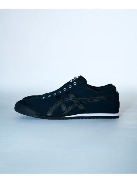 (U)【公式ショップ】MEXICO 66 SLIP-ON Onitsuka Tiger オニツカタイガー シューズ・靴 スニーカー ブラック【送料無料】[Rakuten Fashion]