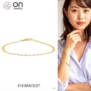 K18 18 fUC 1.0g 18cm LL uXbg bracelet