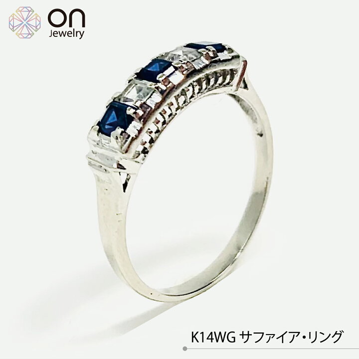 楽天市場】【新品仕上げ】K14WG 14金 K14ホワイトゴールド 合成  