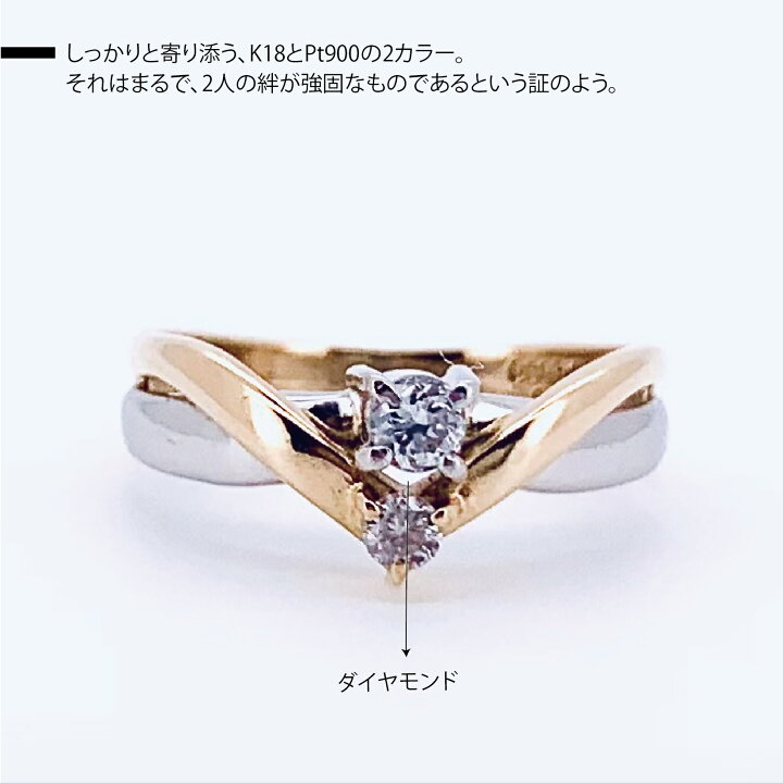 楽天市場】【新品仕上げ】K18 Pt900 ゴールド K18金 プラチナ900 