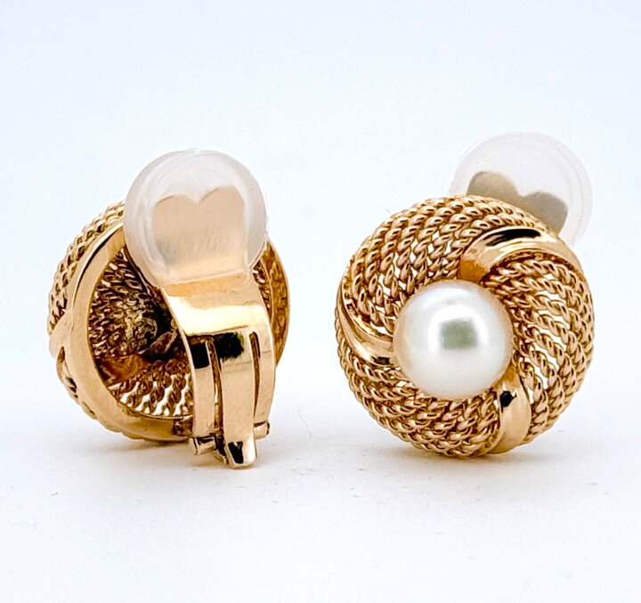 楽天市場】K14 14金あこや真珠 8.2mm イヤリング : onjewelry