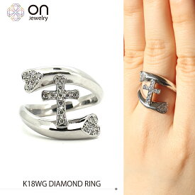 【新品仕上げ】K18WG ダイヤモンド0.23ct リング 指輪 16号 高級 4月誕生石 天然 9.2g DIAMOND