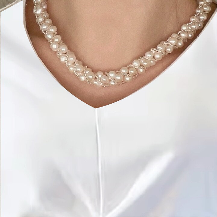 楽天市場】【新品商品】淡水真珠 SV留め具 シルバー925 ネックレス  