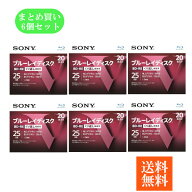ソニー くり返し録画用 BD-RE 25GB 20BNE1VLPS2 20枚パック 6個セット 合計120枚 ブルーレイディスク イ…