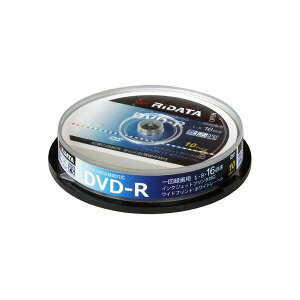 RiDATA A[ACWp DVD-R 10 DRCP16XPW10RDD 1^p zCg[x CNWFbgv^[Ή 4.7GB 1w 1-16{ ^p fW^^Ή CPRM Xsh^Cv  