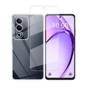 Koucfum �p OPPO A3 5G A402OP �K���X�t�B����+�N���A �P�[�X 1+1�Z�b�g ���� �\�t�g �ی�t�B���� 9H �d�x �����ߗ� ��U�h�~ �����z�� TPU �P�[�X �y�� �Ռ��z�� �����h�~ �g�ѕ֗� ����~��