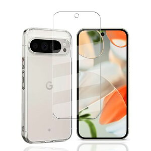 �y1���K���X�t�B����+1��TPU�\�t�g�V�F���zGooglePixel9ProXL�p�̃t�B�����t���ی�t�B���������K���X�d�x9H�����ߗ��C�A�[���w��h�~��U�h�~ForGooglePixel9ProXL�P�[�X�N���A