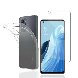 (1���K���X�t�B����+ 1���P�[�X )�Ή�Oppo Reno7 A �P�[�X + Reno9 A �K���X�t�B�����y���{��-�d�x9H�z �M�����N�V�[ Reno7 A �t�B���� �����K���X �t�� �ی�t�B���� �w��F�� �ϏՌ� �w��h�~ �����c