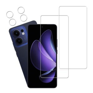 KPNS���{�f�ސ�OPPOReno13A�p�����ߗ��K���X�t�B�����J�����t�B���������K���X�J�o�[�ȒP�\��t���ی�t�B�����y2+2���Z�b�g�z