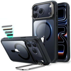 �y�f�U�C����܃V���[�Y!�zESR iPhone 17 Pro Max �P�[�X MagSafe�Ή� 3�{�ČRMIL�K�i �J�����{�^���t�� �B���X�^���h �����\ ���C�����X�[�d �G�A�K�[�h�R�[�i�[ �ϏՌ� ���h�~ �y�� �}�O�l�b�g�c