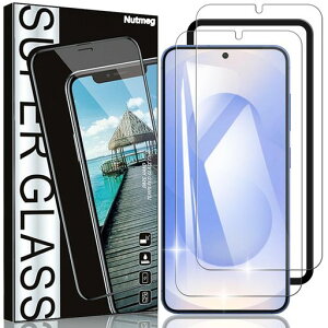 Nutmeg�y�K�C�h�g�t��2���Z�b�g�zGalaxyS25�K���X�t�B�����y���{���Ɏq�f�ސ��z�M�����N�V�[S25�ی�t�B���������K���X�d�x9H�����ߗ�������C�A�Ȃ��\��t���ȒP�������ϏՌ������x�^�b�`�c