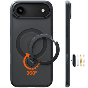 TORRASiPhoneAir�p�P�[�X�y���@�\��́E360°�V��_��]�X�^���h�zMagsafe�Ή��yOstandQ3Spin�z���ϋv���ϏՌ��[���}�C���X�^���h�����O�c�����Ή��}�O�l�b�g���ڋ}���[�d�Ή��w��h�~