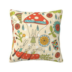 YUMEBLTD �N�b�V�����J�o�[ 45x45cm �������J�o�[ �|�P�b�g�t�� ������� �_�炩�� �������J�o�[ ���z�c�J�o�[ �l�G���p �ƒ�p �I�t�B�X �w���� �֎q �ԓ� �x�b�h (�}�b�V�����[��9)