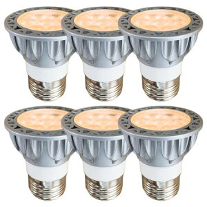 FWAYTECH led�d�� e26 ���� 5W ���p30�x �n���Q���d��40W~50W���� �_�N�g���[��LED�X�|�b�g���C�g ���t�d����� �����Ή� (2700K�d���F����, E26���� ���� (�{�̋�) 6��)