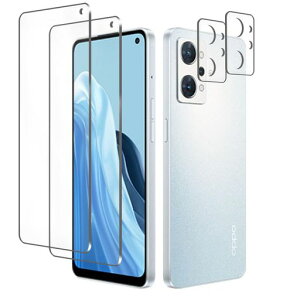 Warmyee �y2+2 �Z�b�g�zOPPO Reno7 A OPG04 �p�� �J�����t�B����+ Reno 7 A(A201OP) �p�� �K���X�t�B���� ���Ɏq CPH2353 �p�� �����K���X �t���ی� �ϏՌ� �����ߗ� 9H�d�x �C�A�[��