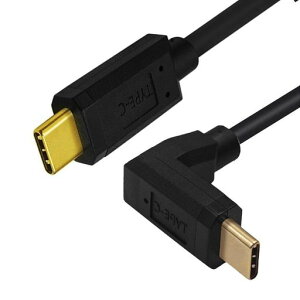 Cablecc 10Gbps USB 3.1 Type-C �I�X - �V���O�����b�N�܂݃l�W�㉺����USB-C�f�[�^4K�P�[�u���p�l���}�E���g�^�C�v 1M