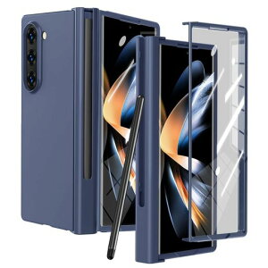 YDIHIHO �K�� Galaxy Z Fold7 �p�̃P�[�X �K���X�t�B���� s�y�� �t�� S�y���������[ ���^ �q���W�ی� �u���[