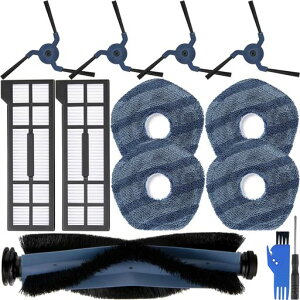 ���t�B�[ X10 Pro Omni ���{�b�g�|���@�p�������i�ƌ݊����̂�EATBALE 1 x ���C�� �u���V�A4 x �T�C�h �u���V�A4 x ���b�v�z�A2 x �t�B���^�[�A�S�� ���[���[ �u���V ���b�v �p�b�h �w�p �t�B���^�c