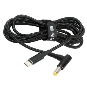 Cablecc USB-C 100W 20V���͂���DC 5.5*2.5mm PD�d�� 65W�o�͏[�d�P�[�u�� QC PD Type-C�Ή� �m�[�g�p�\�R���p