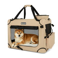 Totoro ball 折りたたみペットケージ 犬ケージ 犬用クレート ソフトクレート ロック付き 5面メッシュ 折…