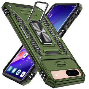 Mnunjiajia �Ή� Google Pixel 9A �P�[�X �����O�t�� �X���C�h���J�����J�o�[ �Ռ��z�� �s�N�Z�� 9a �P�[�X �ϏՌ� ��̌^�����h�~ �č��R��MIL�W���擾 �X�^���h�@�\ PC+TPU ��d�\�� �h�o ���^ �y�ʁc