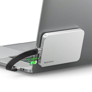 ORICO BookDrive 512GB �O�t��SSD magsafe�Ή� PD100W�[�d �m�[�gPC�EiPhone 16/15�EUSB-C�X�}�[�g�t�H���E�^�u���b�g�p �}�O�l�b�g�� �|�[�^�u��SSD USB 3.2 Gen2�Ή�