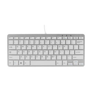 USB�L���L�[�{�[�h ���^ �y�� 78�L�[ �p��z�� �e���L�[���X �~�j ���^ USB�ڑ� �R���p�N�g 1.3���[�g���R�[�h PC�m�[�g�p�\�R��/Windows/Mac�p iMac MacBook Air/Pro�ɑΉ� (�V���o�[)
