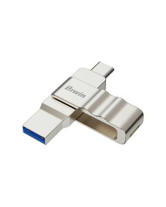 Biwin UD150 USB ������ Type-C/A 2in1 ��]�� 256GB USB 3.2 ���� �ő�Ǐo���x150MB/s ������ �y��&�ϋv�� USB-C/A�f���A���R�l�N�^