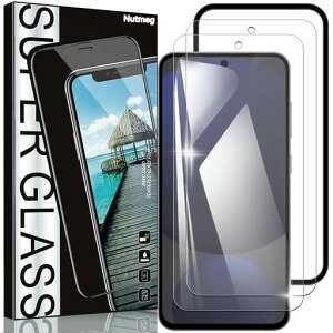 Nutmeg�y�K�C�h�g�t��2���Z�b�g�zGalaxyS24FE�K���X�t�B�����y���{���Ɏq�f�ސ��z�M�����N�V�[S24FE�t�B����SCG30�ی�t�B���������K���X�d�x9H�����ߗ�������C�A�Ȃ��\��t���ȒP�������ϏՌ�