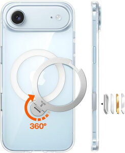 TORRASiPhoneAir�p�P�[�X360°�[���}�C���X�^���h�ČR�K�i�c�����Ή������O�t���}�O�l�b�g���ڃ��C�����X�[�d�Ή��ϏՌ��h�w��OstandSpin�N���A