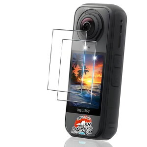 �p Insta360 X4 Air �K���X�t�B���� 2�� �y���YAGC���Ɏq�f�ށz �p �C���X�^360 X4 Air �t�B���� �S�ʕی� �p ����s��360 X4 Air �ی�t�B���� �ϏՌ� �d�x9H �p Insta360X4 Air �t���ی�t�B����