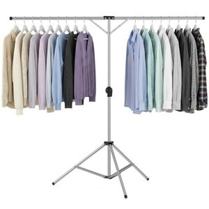 DEWEL���󕨊��������������^�I���n���K�[�ω׏d50kg���������\�܂肽���ݎ��������X�^���h�����E���O�Ή��x�����_���������󕨊����������@�\�ȃX�y�[�X�ȒP�g���X�e�����X(��165cm�Łc