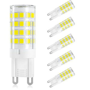 DiCUNO LED�d�� G9���� �Z���~�b�N�X LED�����v �����s�\ 3W 320lm �S�����Ɩ� 6000K �����F 30W�n���Q�������v���� 6�Z�b�g
