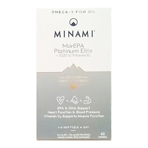 AEPA v`i + r^~D3 MorEPA Platinum + Vitamin D3 MINAMI NUTRITION