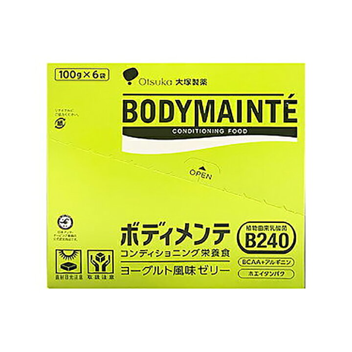 楽天市場】ボディメンテ ゼリー（ヨーグルト風味）100g×6個【5箱 