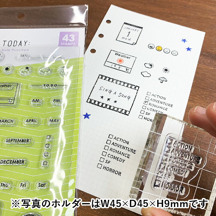 楽天市場 アクリルホルダーl 80 100mm こどものかお クリアスタンプシート 手帳 バレットジャーナル スケジュール帳 フレーム ハンコ かわいい おしゃれ スタンプ X 印鑑 シャチハタ おんらいん工房