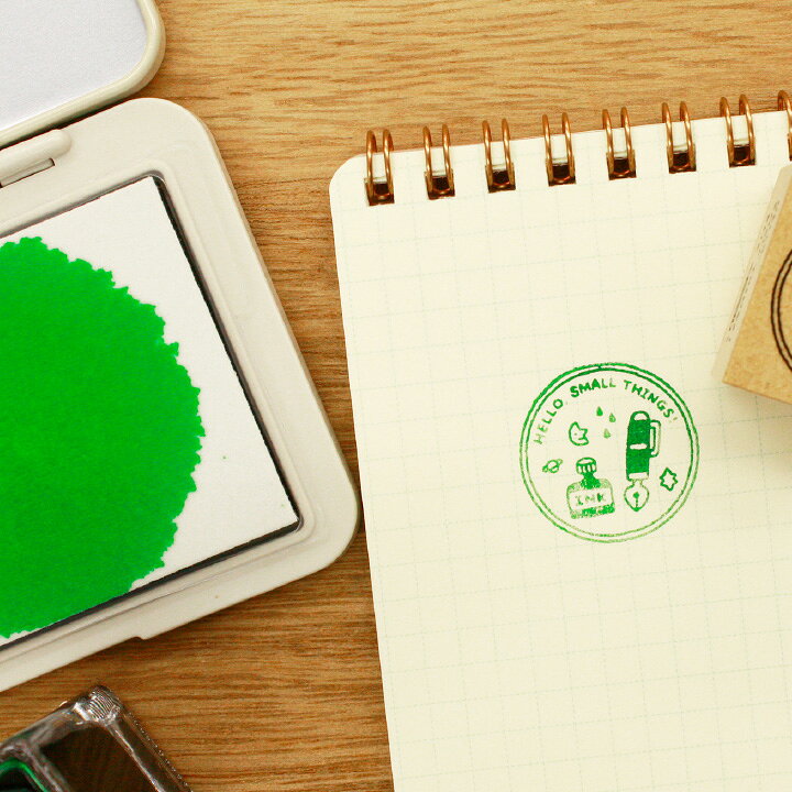 楽天市場 サンビー Inkbiyori いんくびより 万年筆インクの副業スタンプ台 スタンプパッド 無地 サンカケル 手帳デコ スケジュール帳 かわいい おしゃれ 文具女子博 X 印鑑 シャチハタ おんらいん工房