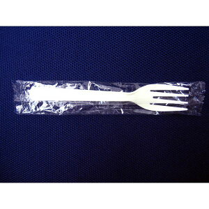 PCフォーク 特大 単袋入 【160mm】クリーム(100本入)使い捨て プラフォーク プラスチック フォーク テイクアウト お持ち帰り 宅配 デリバリー イベント 業務用 テイクアウト用 持ち帰り用