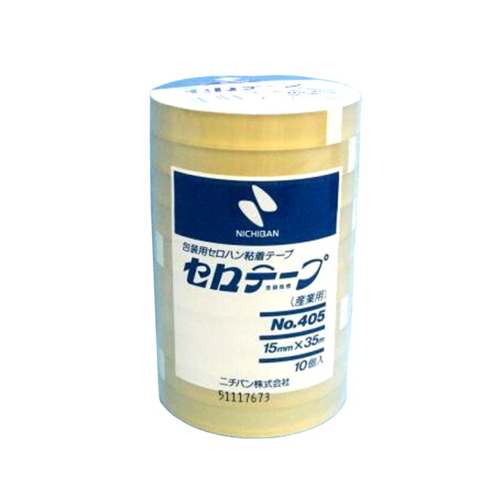 楽天市場】ニチバン セロテープ（産業用）NO.405 [15mmx35m]（10個入 