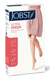 テルモ株式会社　JOBST/弾性ストッキング 医療用/テルモ ジョブスト ウルトラシアー20 ハイソックス レギュラー ●20〜27hPa (15〜20mmHg) つま先なし シルキーベージュ 1足（2本）