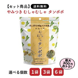 【セット商品は送料無料】やみつきむしゃむしゃタンポポ 40g カワイ おやつ うさぎ ミニウサギ ネザーランドドワーフ ホーランドロップ ロップイヤー 大容量 無添加 フェレット フード 小動物 送料無料