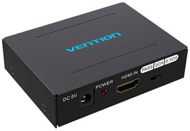 【10日まで2個購入P5倍】VENTION HDMI Audio Segregator Metal Type AFHB0 HDMI コンバーター 変換 4K HD 高画質 オーディオ出力 赤白オーディオ出力 PC 金メッキ インターフェース ステレオケーブル 分配器 HD 切替器 拡張モード