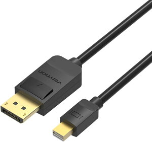VENTION Mini DP to DP Cable 1.5M HAABG DisplayportP[u 4K HDfBXvC 3840x2160 60HzΉ 3DΉ MacBook iMac MacΉ bL HDCPΉ