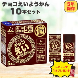 えいようかん チョコ 10本セット 井村屋 5年保存 非常食 防災食 防災 栄養かん eiyoukann お菓子 備蓄災害食 ようかん 備蓄食 保存食