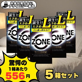 コンドーム Lサイズ ゾーン ZONE ラージサイズ 6個入×5個 ジェクス 大きいサイズ 避妊具 薄い ゴム うすいゴム ゴム感ゼロ 生感覚 生 女性に優しい 中身が分からない梱包 避妊用品 避妊 ポイント