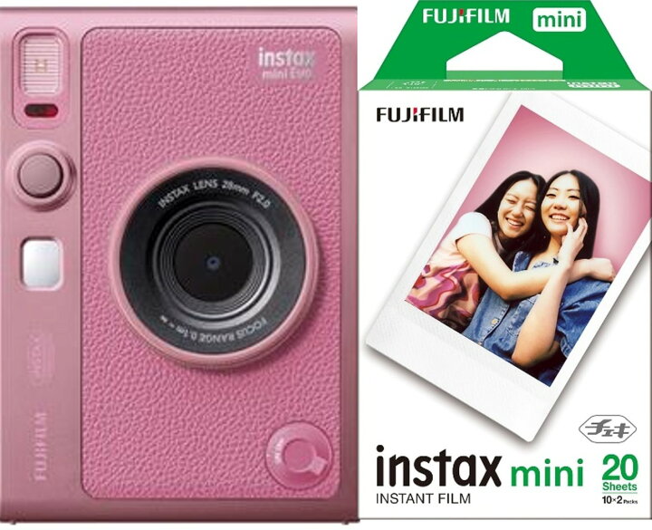 楽天市場】富士フイルム(FUJIFILM) チェキ instax mini Evo ピンク 